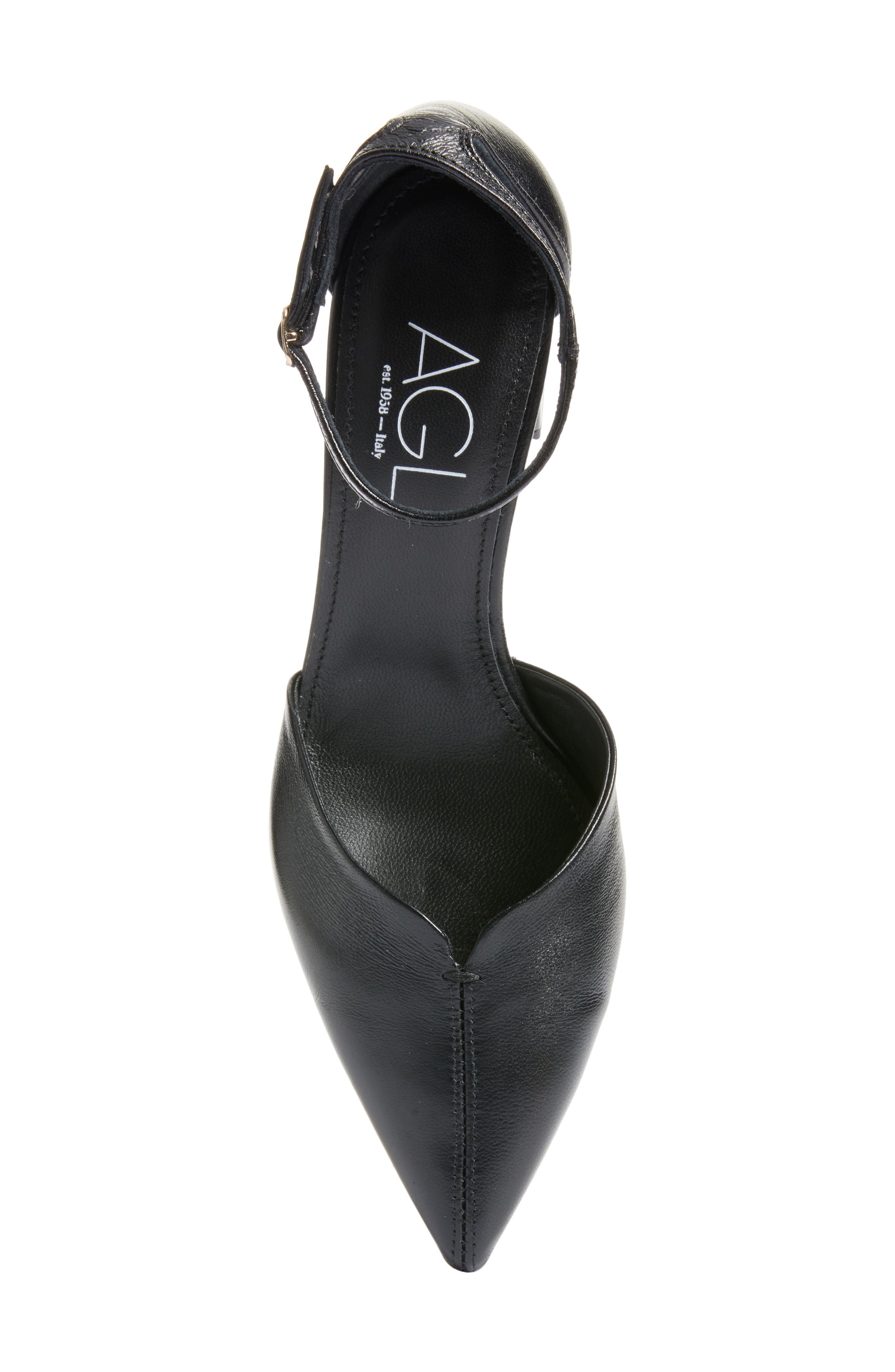AGL Nadine d'Orsay Pointed Toe Pump, Alternate, color, Black