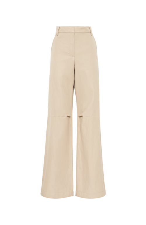 Brunello Cucinelli Ergonomic Trousers In Beige