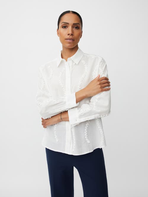 Masai Copenhagen Maimma 100% Cotton Long Sleeve Shirt In White