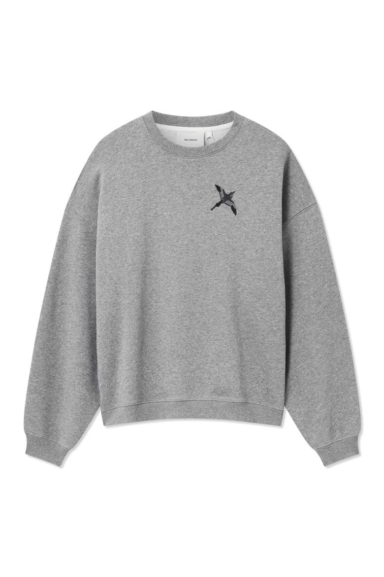 Micro Bee Bird Sweatshirt, Alternate, color, Grey Melange
