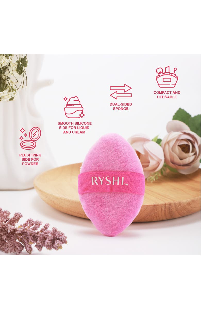 PURSONIC Flawless Finish Makeup Bundle Finger Beauty Blenders + Reversible Sponge, Alternate, color, Multicolor