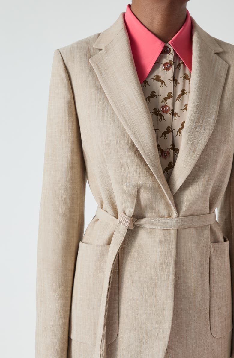 LK Bennett Amelia Belted Jacket, Alternate, color, 