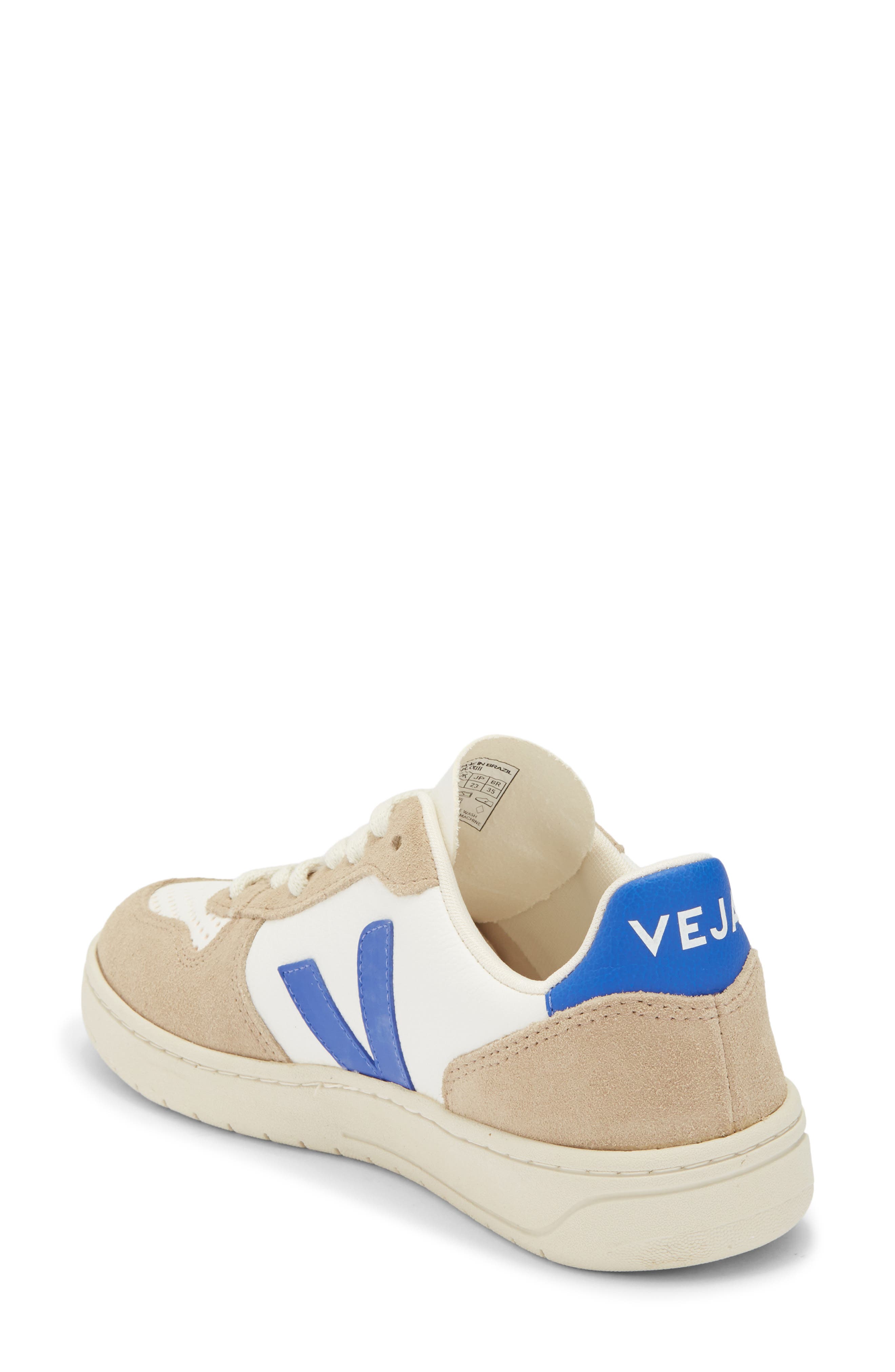 Veja V-10 Sneaker, Alternate, color, Extra-White Paros Sahara