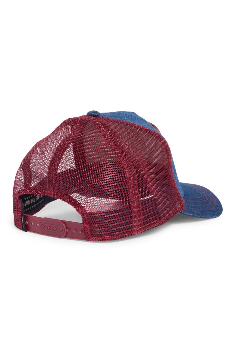 The Freedom Eagle Trucker Hat, Alternate, color, NAVY