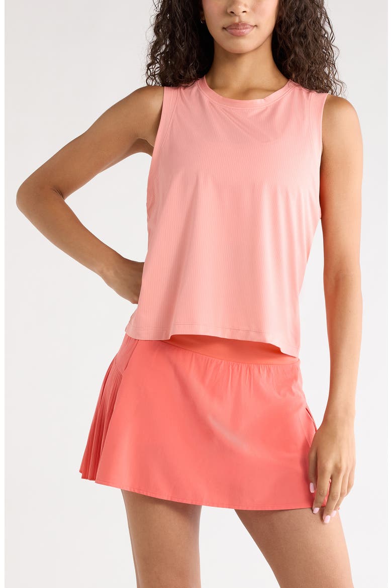 Smash Hit Mesh Tank, Main, color, PINK BERRY ICE