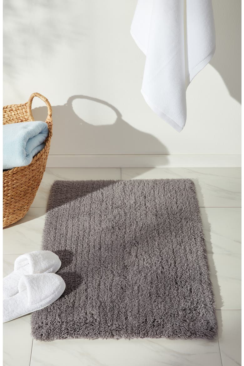 Luxury Bath Rug, Alternate, color, GREY GRIFFIN