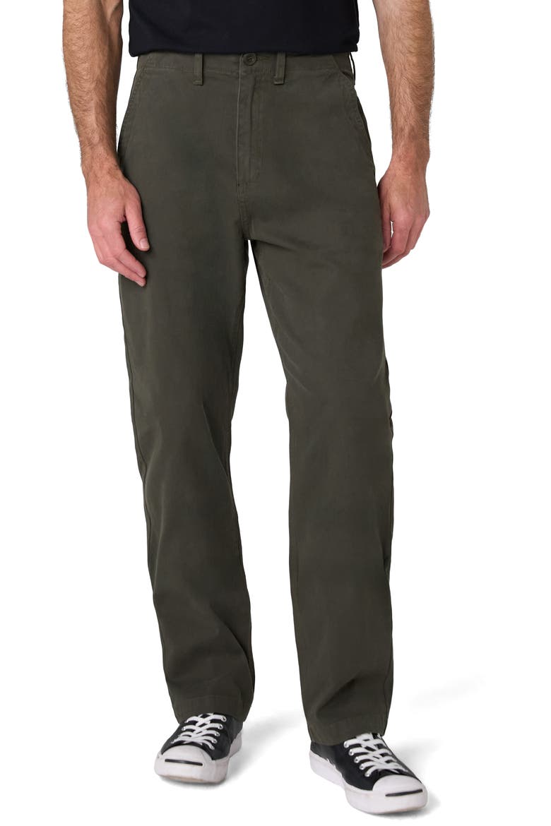 Straight Leg Stretch Canvas Pants, Main, color, PINE GROVE