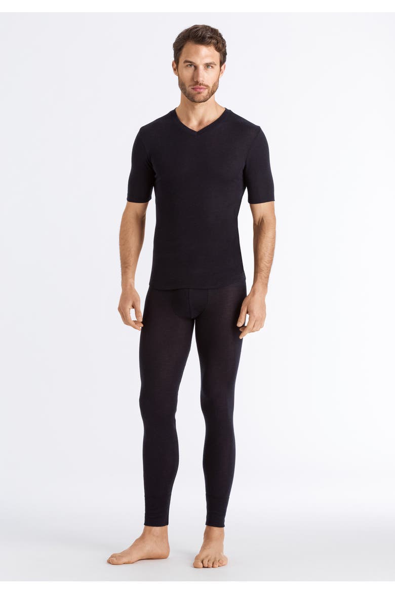 Silk Cashmere Short Sleeve Shirt, Alternate, color, Black
