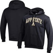Champion Men's Champion Black Appalachian State Mountaineers Arch Over Logo Pullover Hoodie