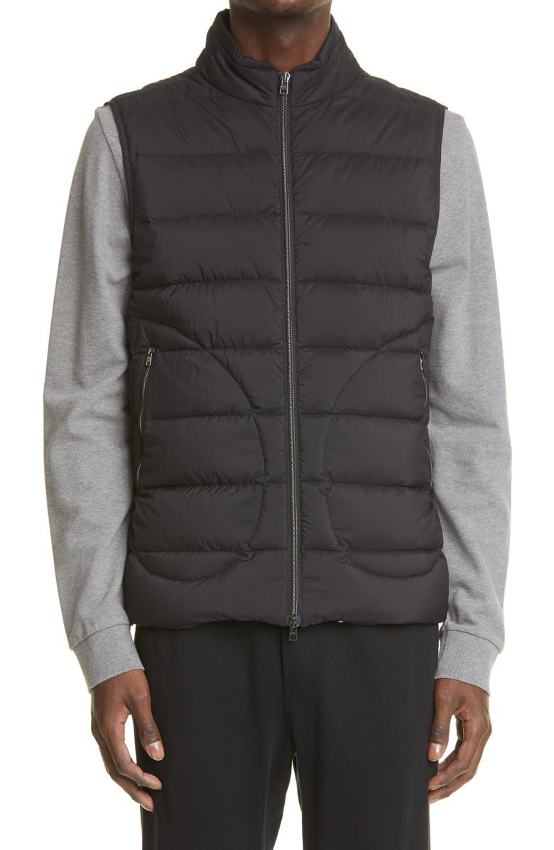 Herno Legend Matte Nylon Down Puffer Vest, Main, color,