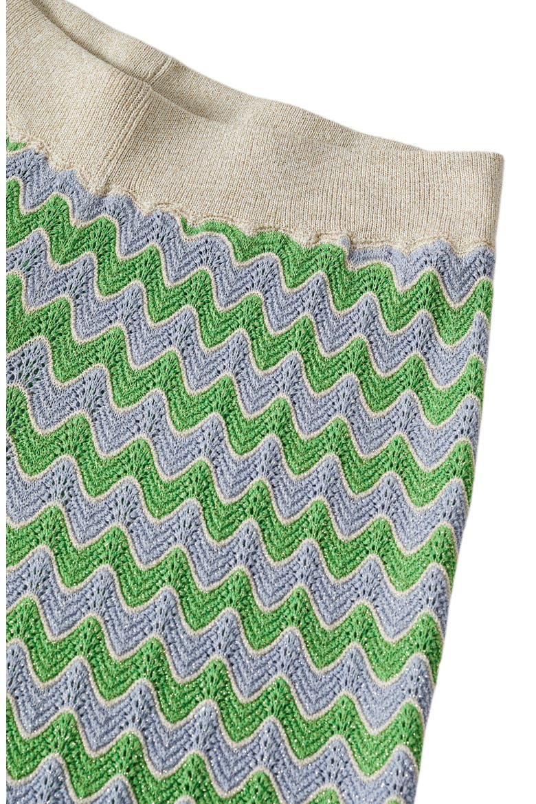 High Waist Flare Knit Pants, Alternate, color, GREEN