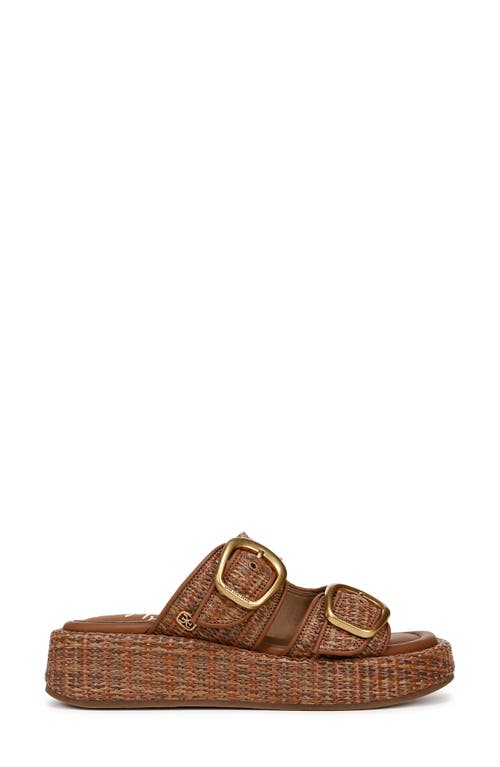 Sam Edelman Nerissa Two-strap Platform Sandal In Cuoio