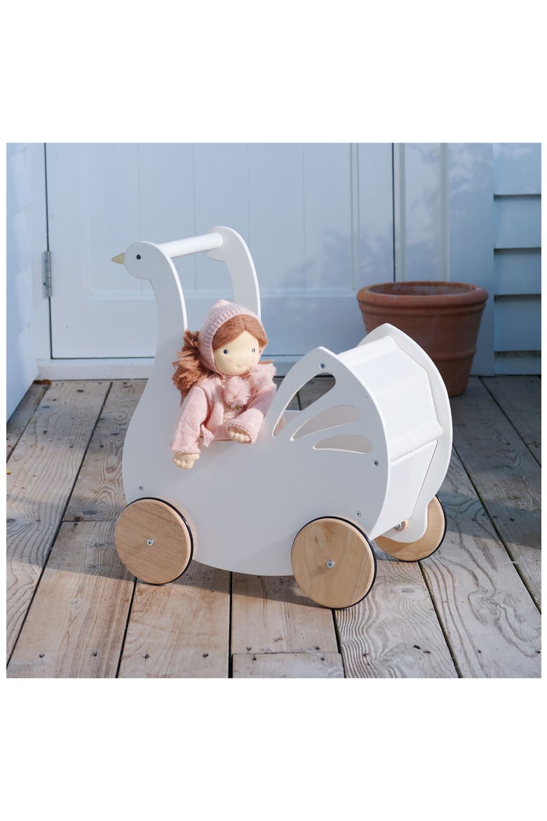 Sweet Dreams Wooden Play Stroller, Alternate, color, MULTI