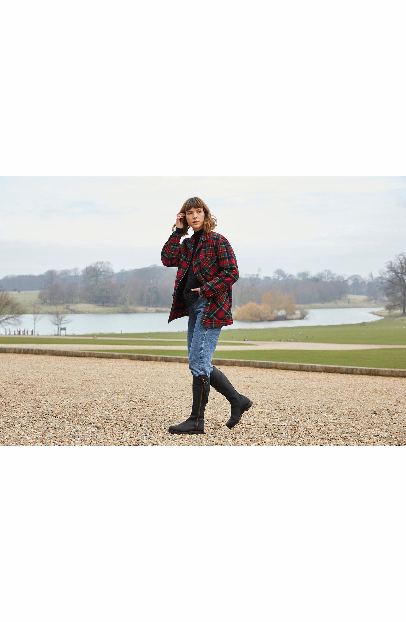 Penelope Chilvers Standard Tassel Knee High Boot, Alternate, color, Black