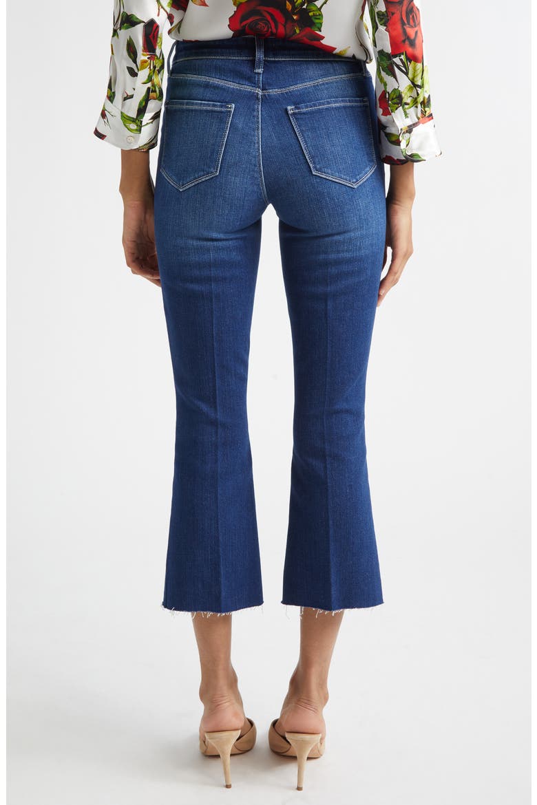 Kendra High Waist Crop Flare Jeans, Alternate, color, DELANY