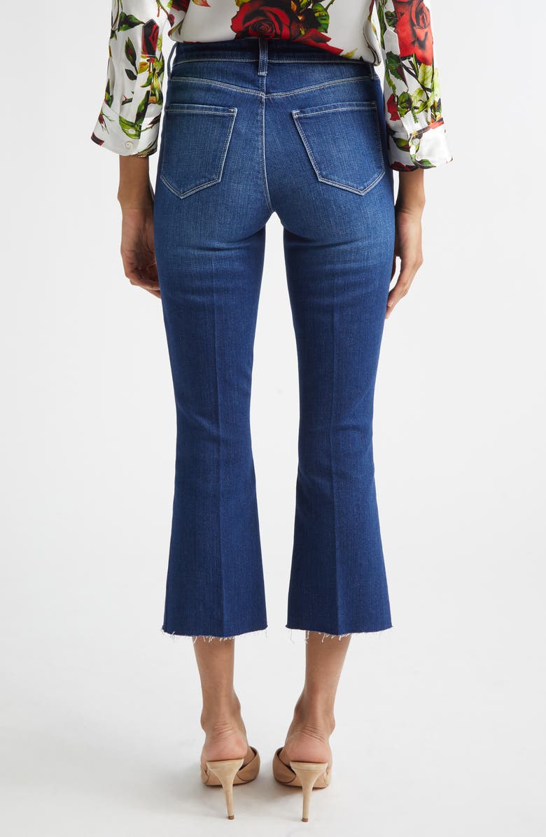 L'AGENCE Kendra High Waist Crop Flare Jeans, Alternate, color, Delany