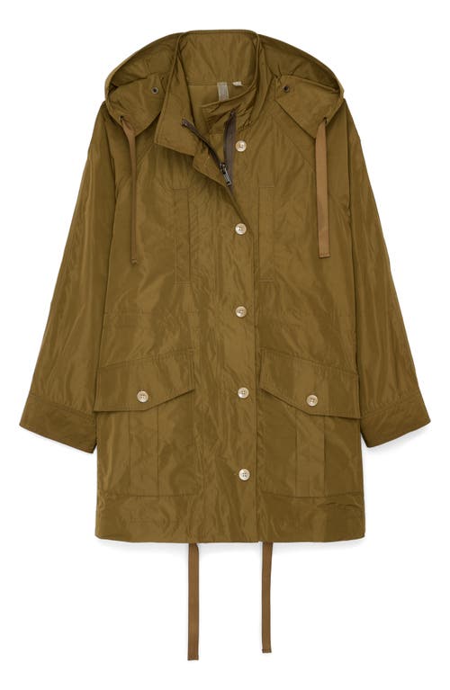 Alex Mill X Becky Malinsky Oversize Hooded Jacket In Green