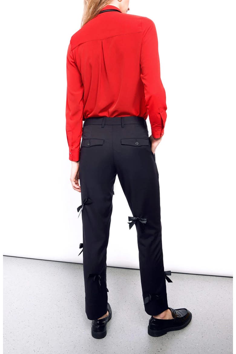 The Empower Bows Trouser, Alternate, color, BLACK