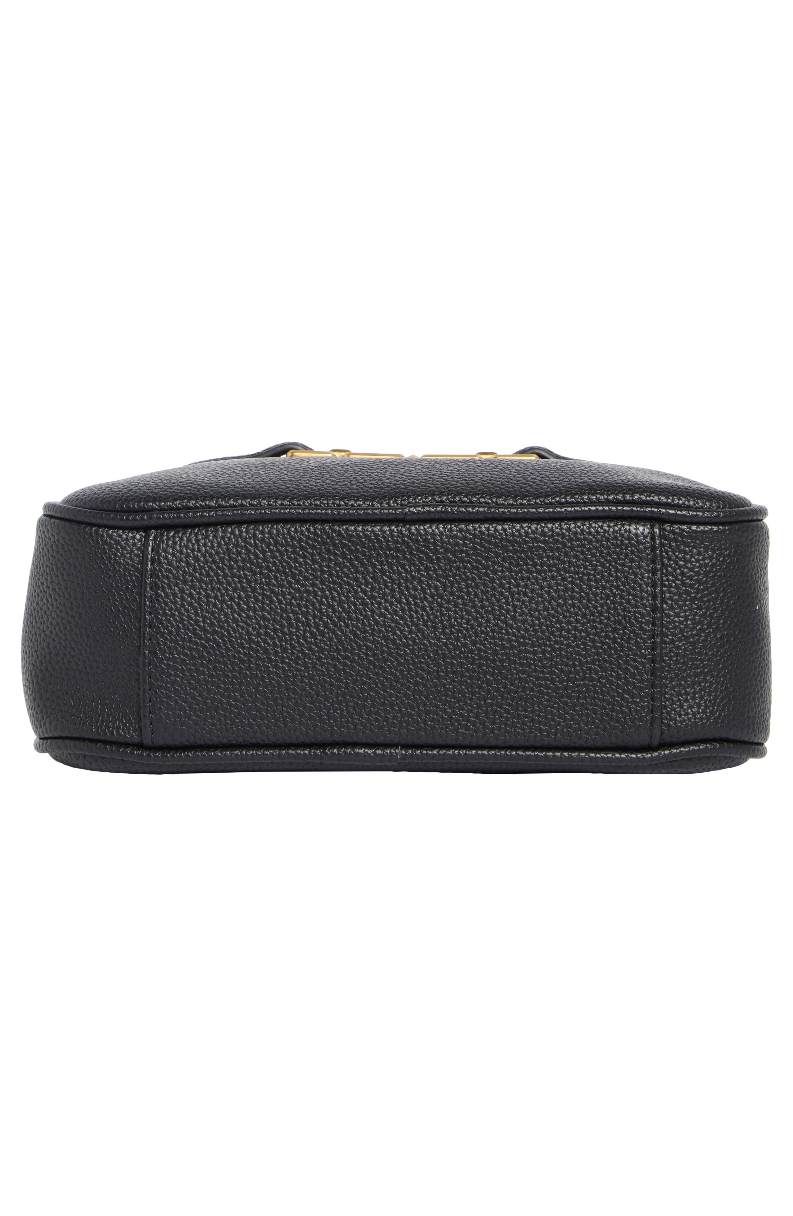 Tahari Trapezoid Camera Crossbody Bag, Alternate, color, Black