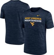 Nike Men's Nike Navy West Virginia Mountaineers Campus Center Stack Velocity Performance T-Shirt