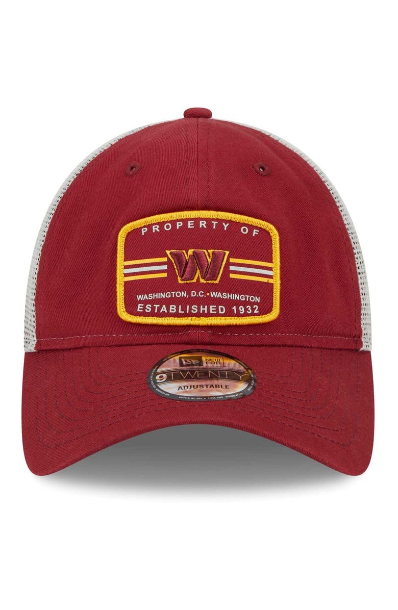 New Era Men's New Era  Burgundy Washington Commanders Property Trucker 9TWENTY Adjustable Hat, Alternate, color, 