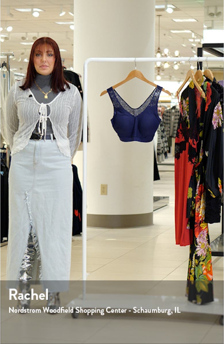 Soft Stretch Lace Padded Bra, sales video thumbnail