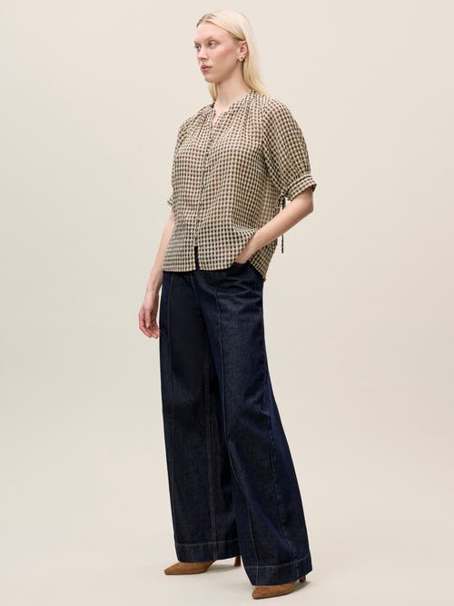 REBECCA TAYLOR REBECCA TAYLOR ASTER GINGHAM BLOUSE