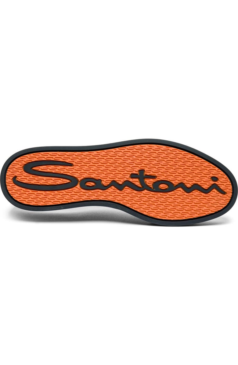 Santoni Monte Carlo Low Top Sneaker, Alternate, color, Black