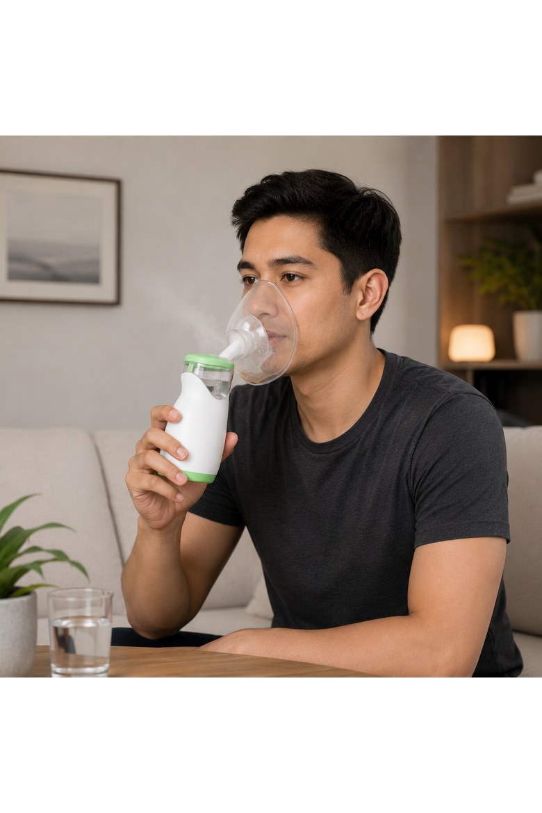 Portable Ultrafine Mesh Nebulizer, Alternate, color, White