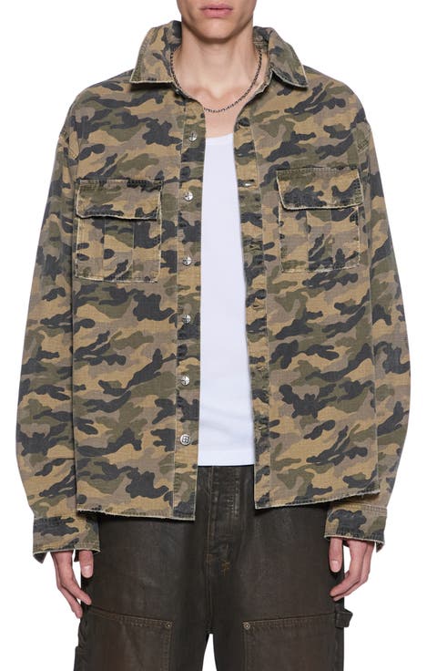 Vulture Camo Print Shirt