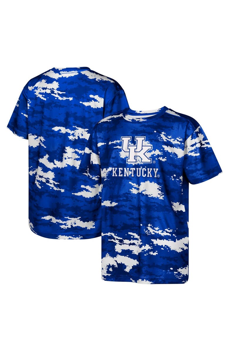 Outerstuff Youth Royal Kentucky Wildcats Scrimmage T-Shirt, Main, color, 