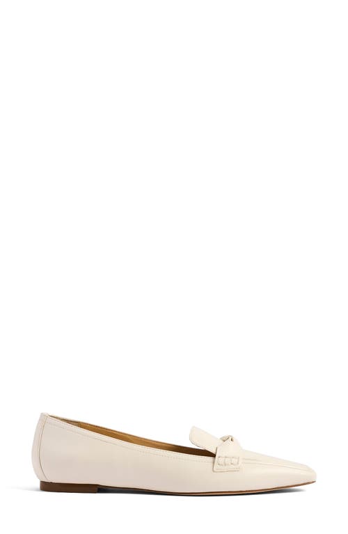 Marion Parke Courtney Loafer In Light Cream Nappa
