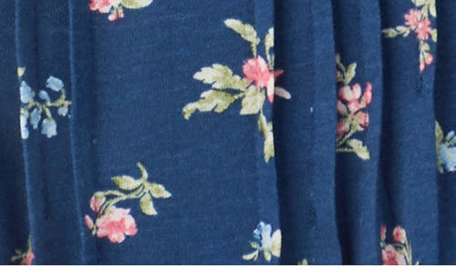 Ralph Lauren Plus Size Flutter Sleeve Short Nightgown In Blue