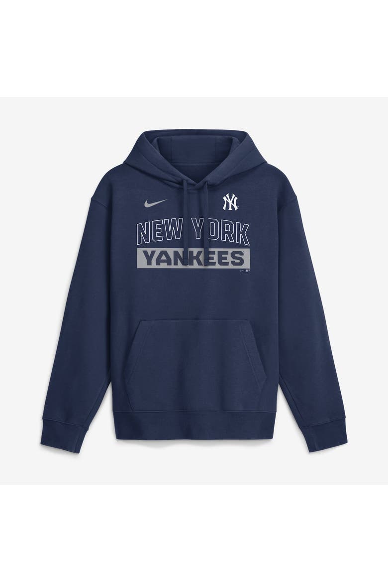 Men's Nike Navy New York Yankees Primetime Club Hoodie, Alternate, color, Navy