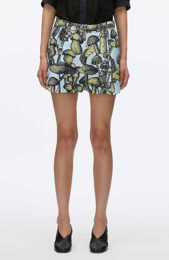 Ethereal Mushrooms Cotton & Silk Shorts