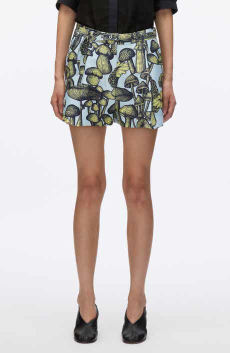Ethereal Mushrooms Cotton & Silk Shorts