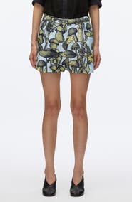 3.1 Phillip Lim Ethereal Mushrooms Cotton & Silk Shorts