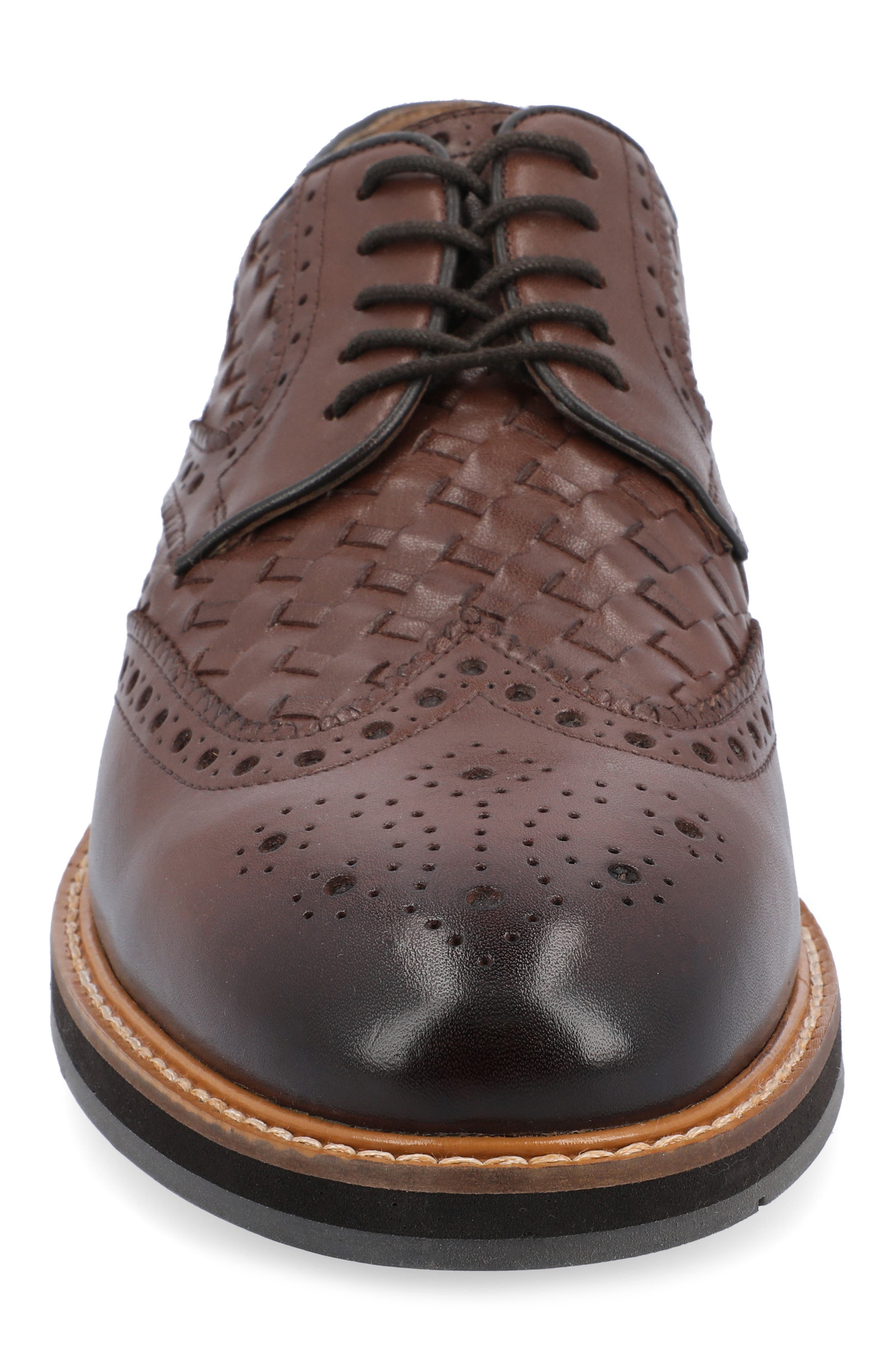 Thomas & Vine Radcliff Wingtip Derby - Wide Width, Alternate, color, Cognac