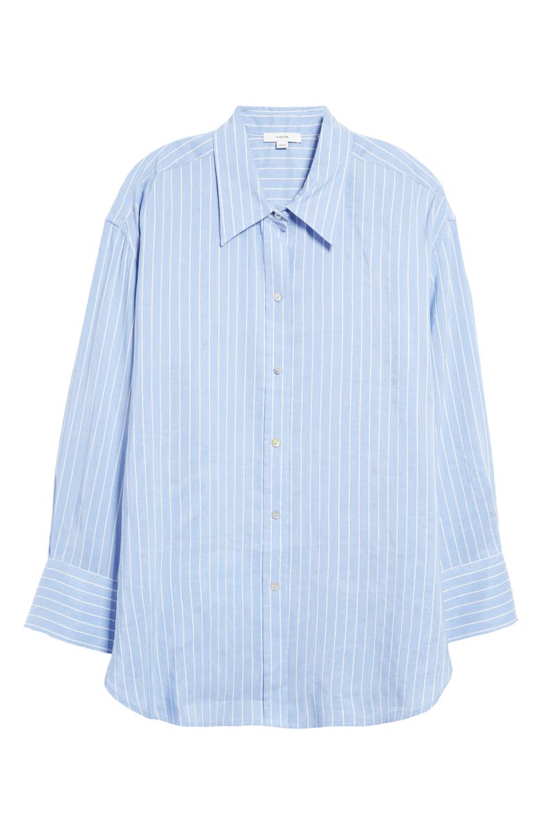 Vince Oversize Stripe Button-Up Shirt, Alternate, color,