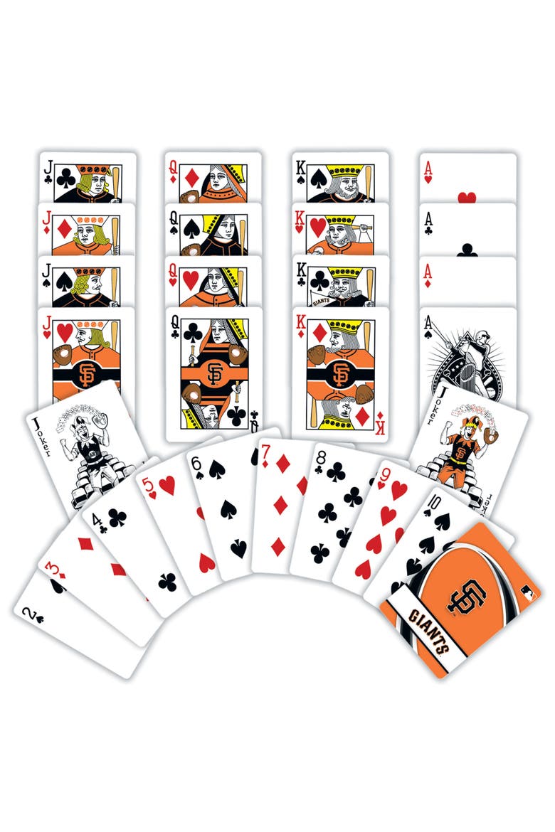 San Francisco Giants Playing Cards, Alternate, color, Multicolor