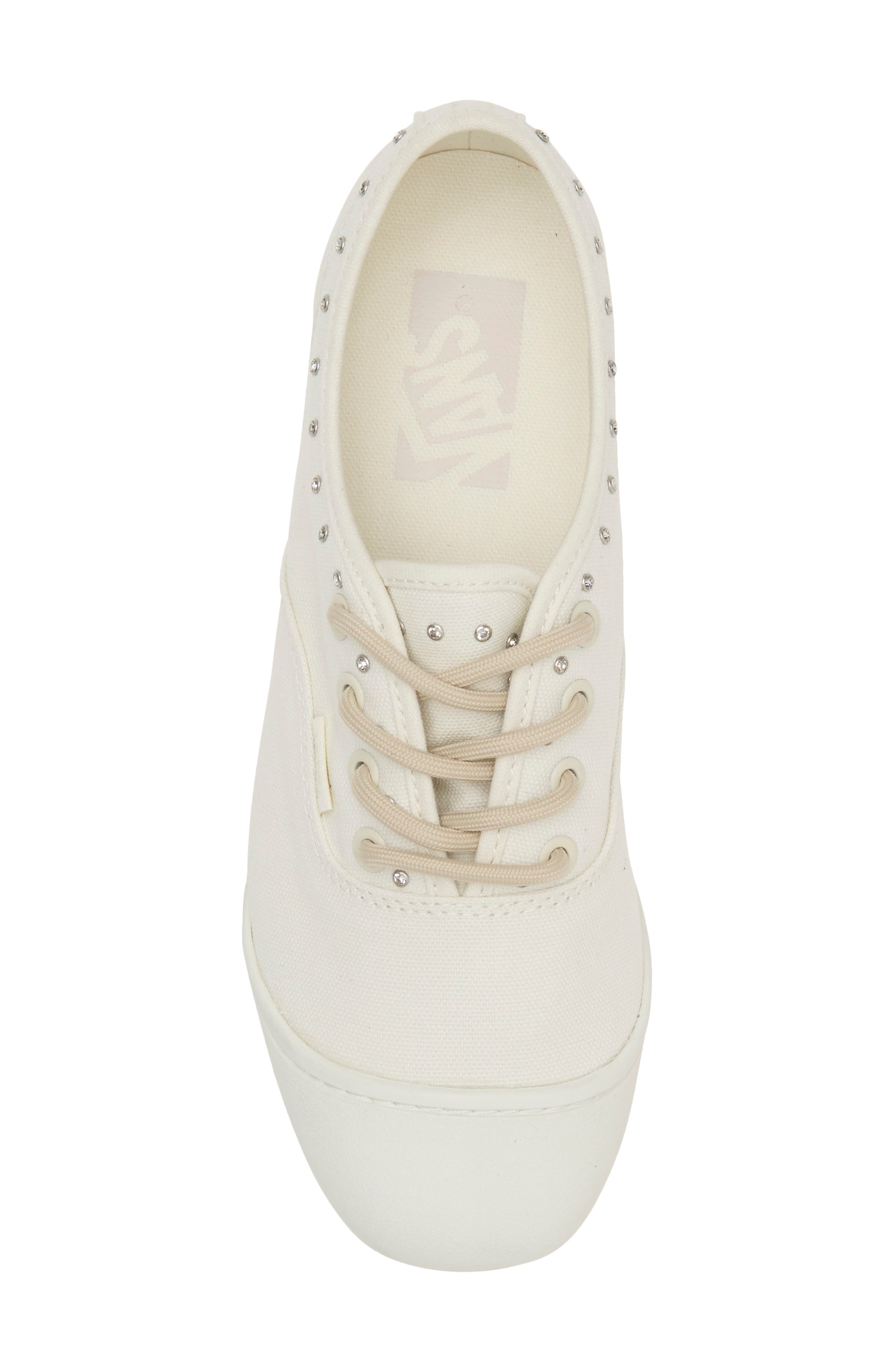 Authentic Prima Rhinestone Sneaker, Alternate, color, MARSHMALLOW