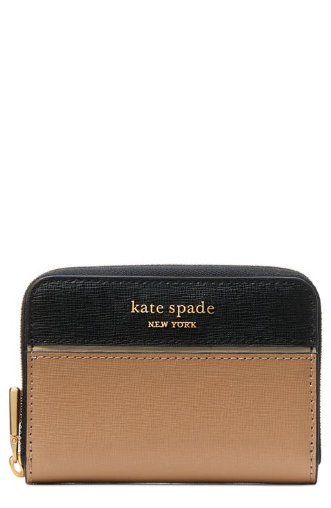 morgan colorblock saffiano leather wallet