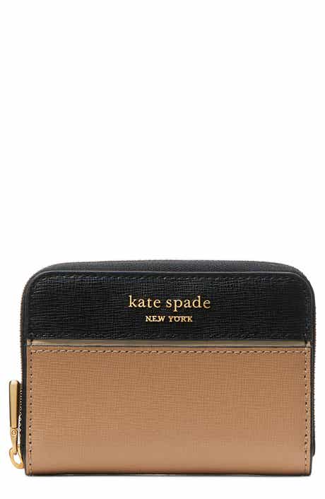morgan colorblock saffiano leather wallet