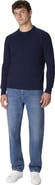 Missoni Crew Neck Sweater In Pure Cashmere With Chevron Pattern