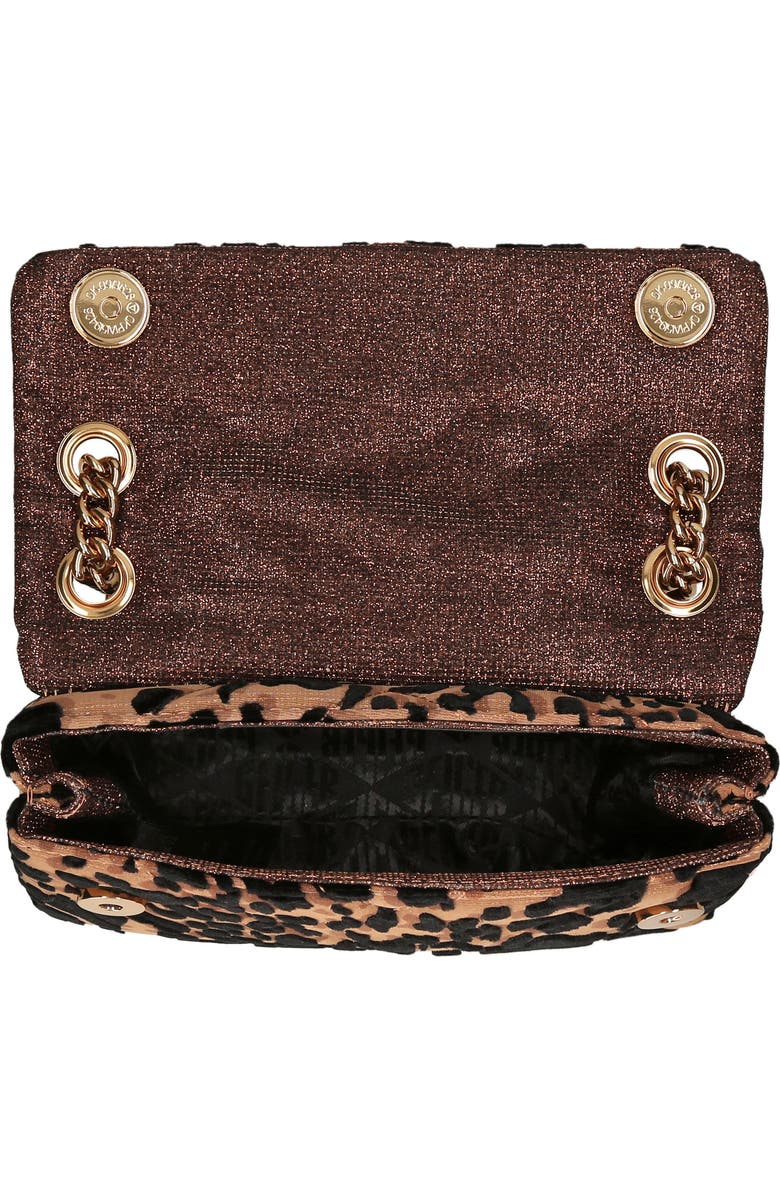 Kurt Geiger London Mini Kensington Leopard Print Convertible Crossbody Bag, Alternate, color,