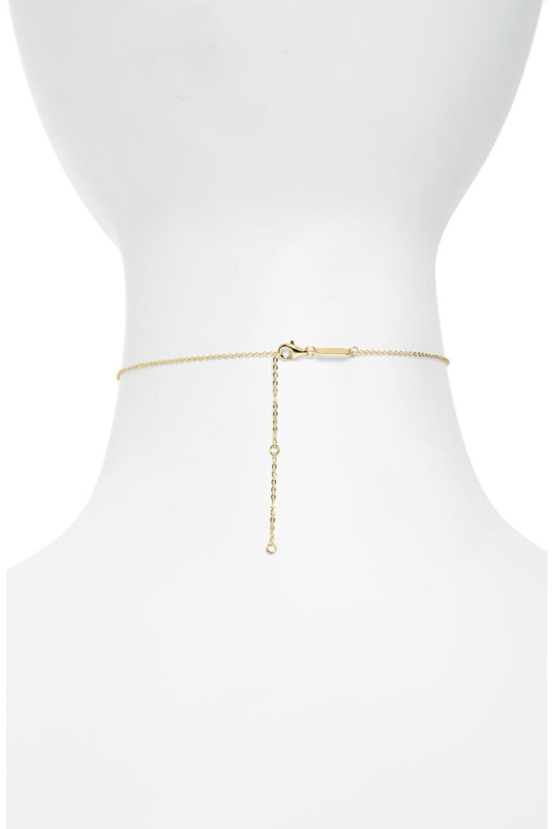 Argento Vivo Pavé Star Choker Necklace, Alternate, color, GOLD