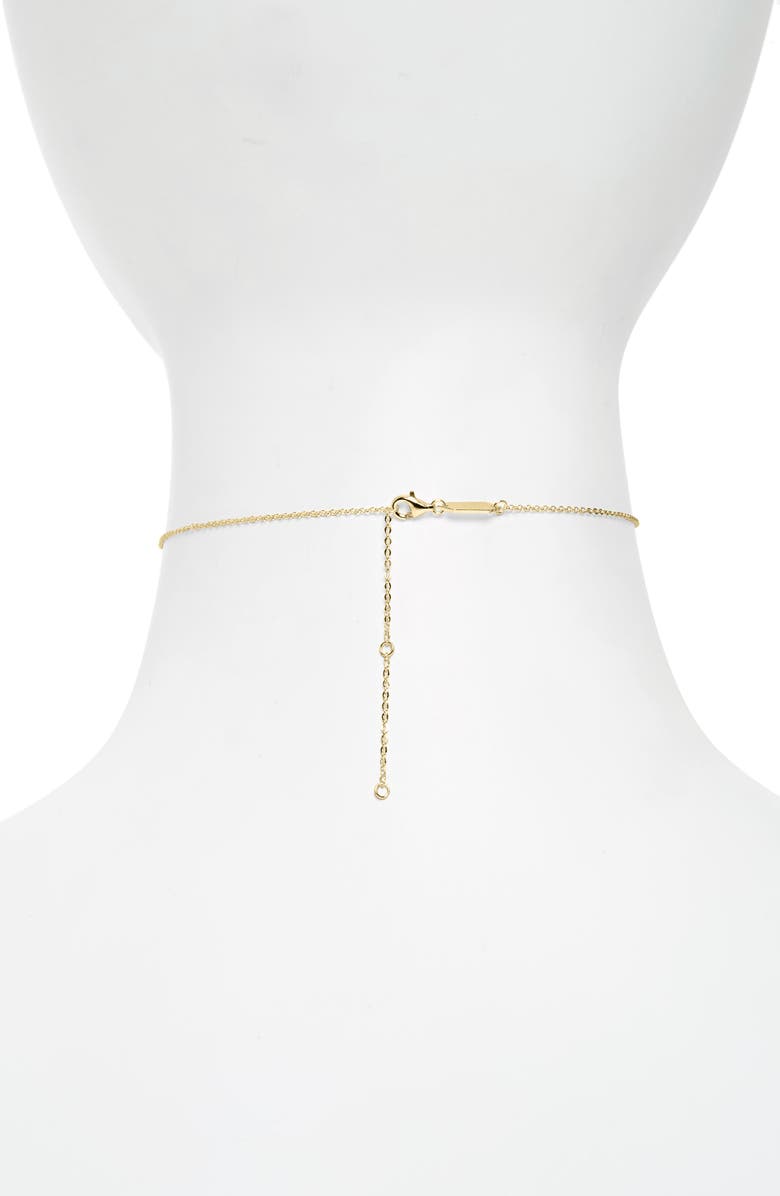 Argento Vivo Sterling Silver Argento Vivo Pavé Star Choker Necklace, Alternate, color, Gold