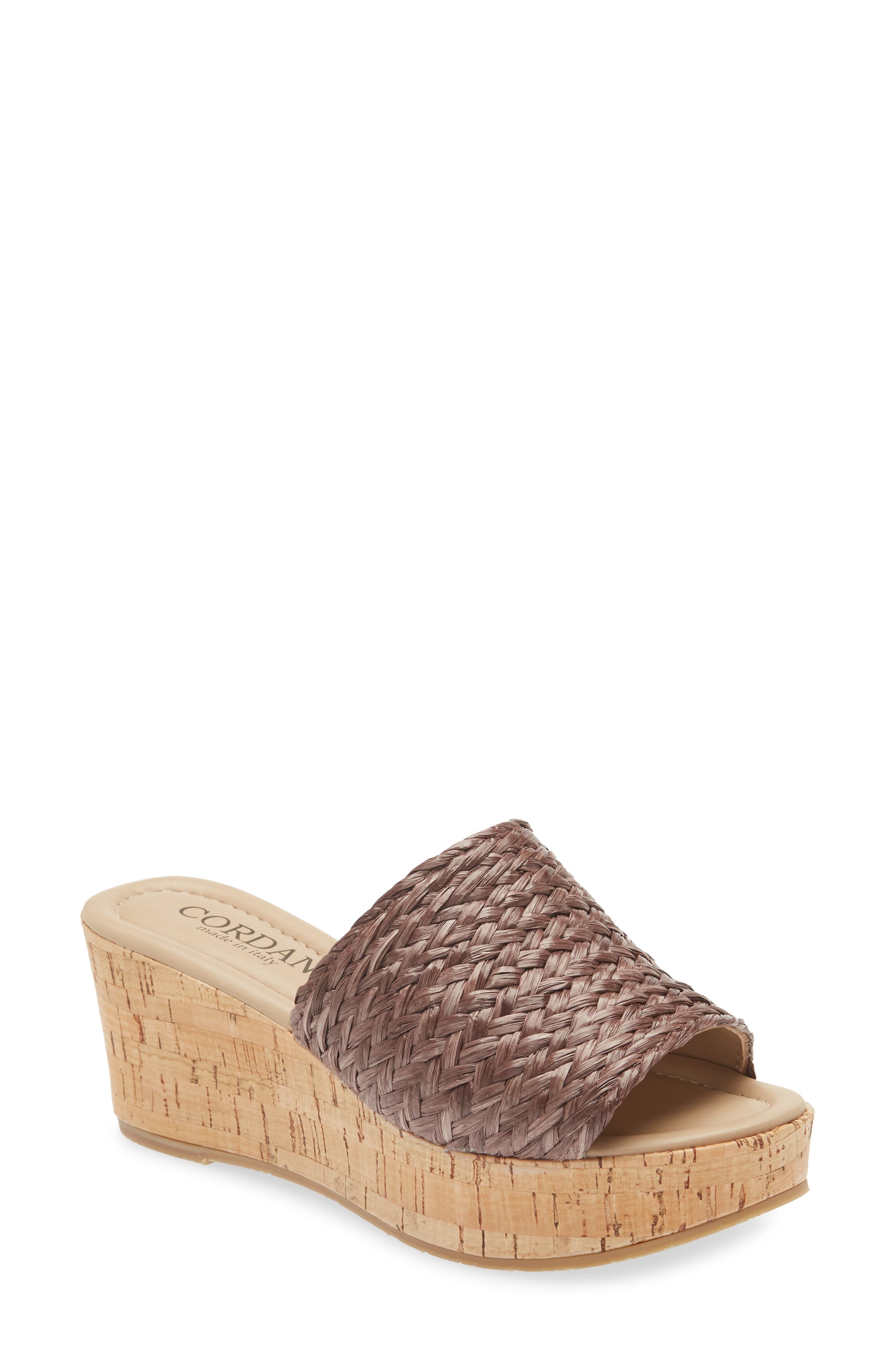 Cordani Deanna Platform Wedge Slide Sandal, Main, color, 