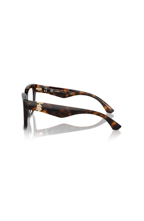Burberry 53mm Square Optical Glasses In Brown