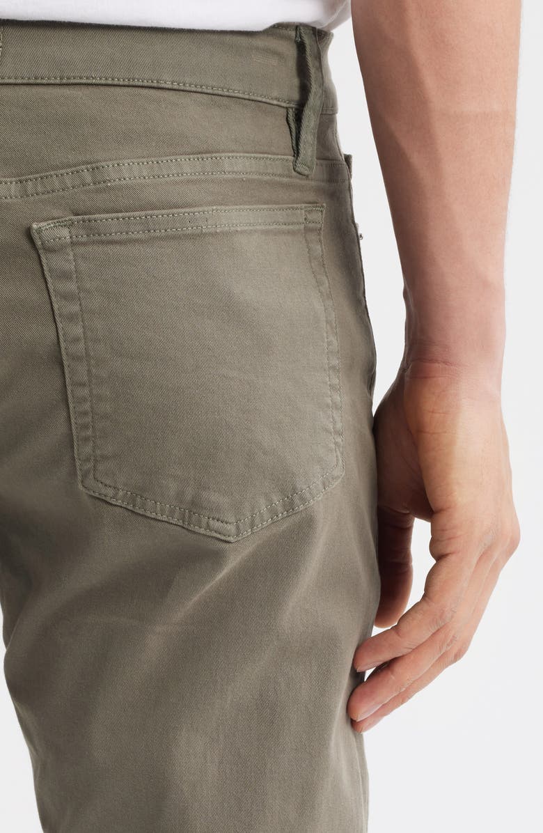FRAME L'Homme Slim Fit Five-Pocket Twill Pants, Alternate, color, Military Green